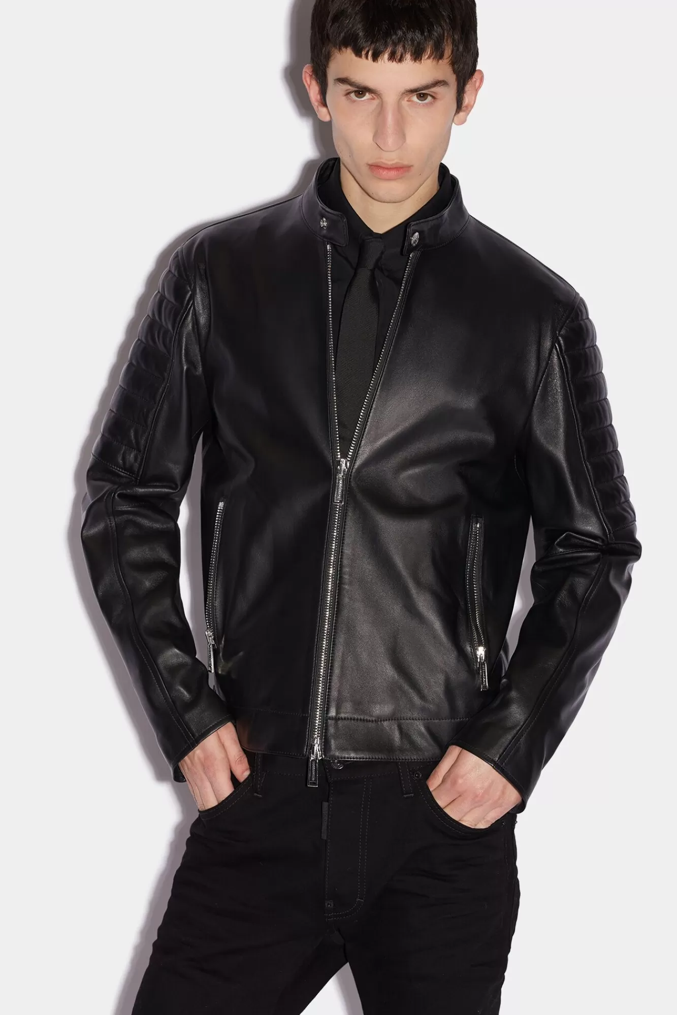 Ibra Biker Jacket<Dsquared2 Shop