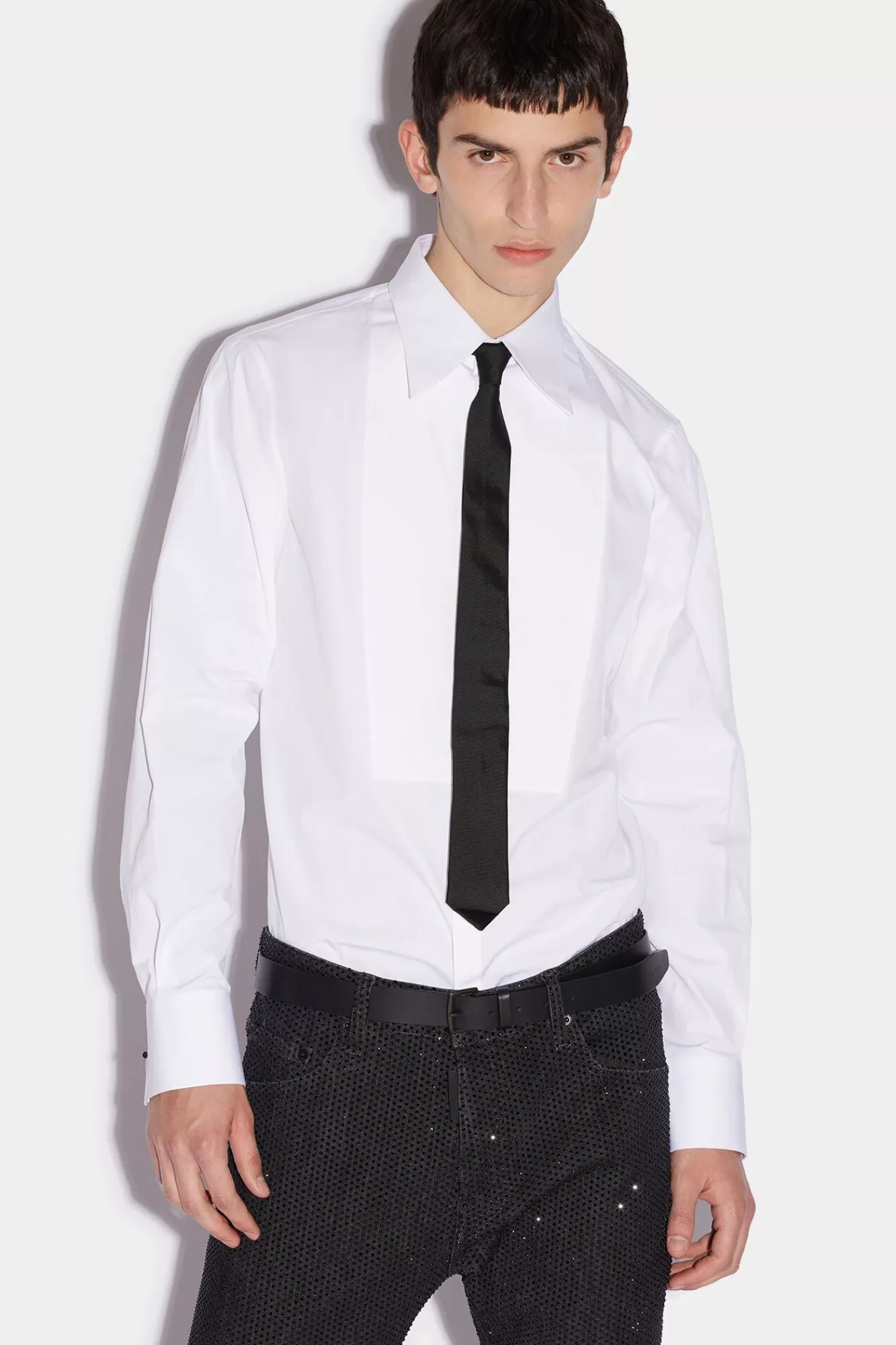 Ibra Slim Fit Tuxedo Shirt<Dsquared2 Best Sale