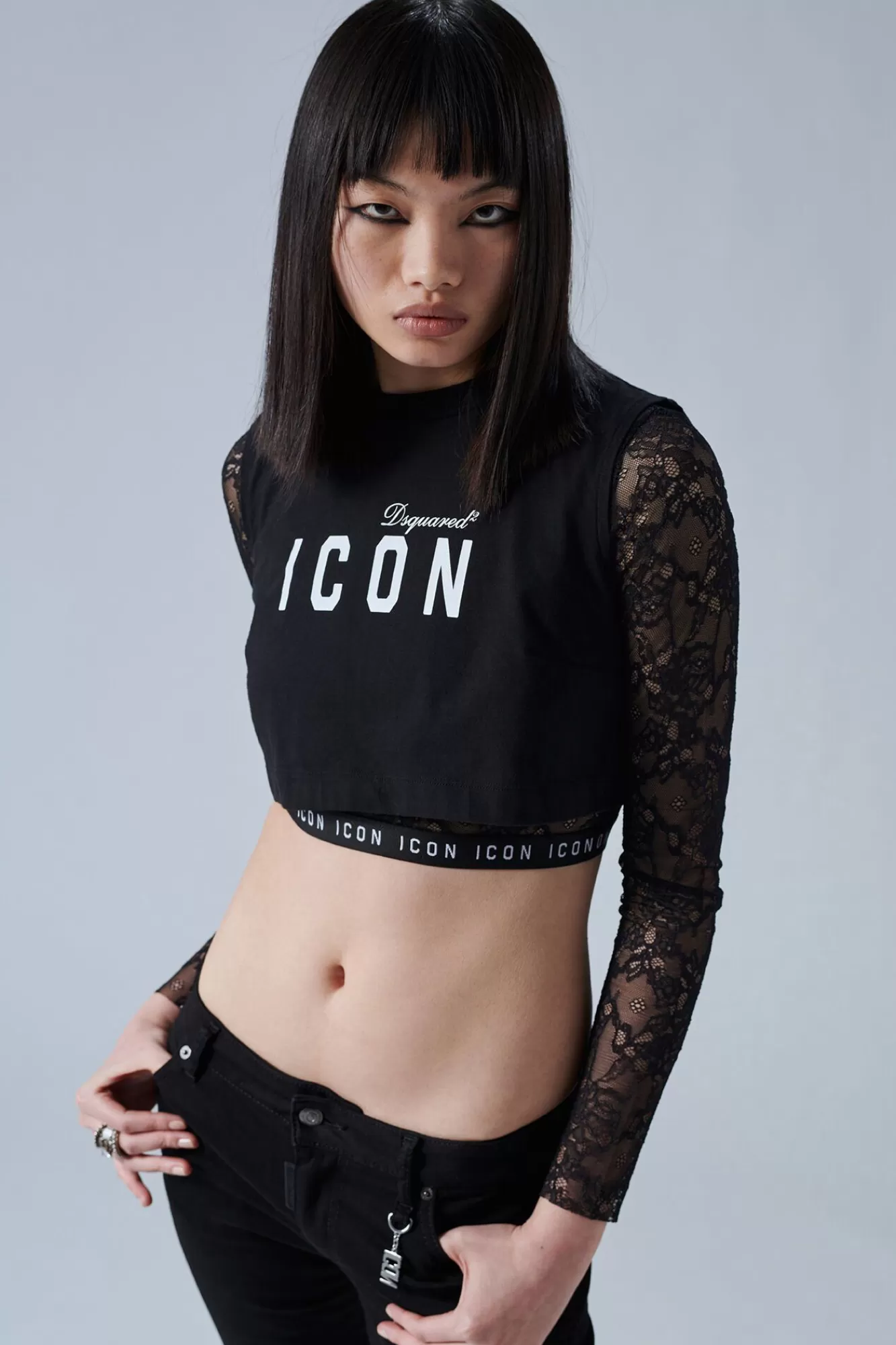 Icon Cropped Top<Dsquared2 New