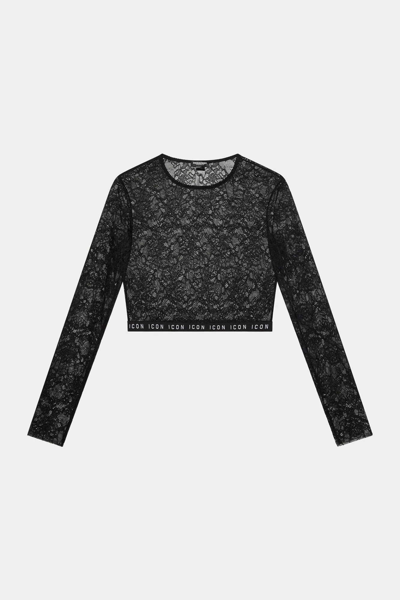 Icon Lace Crop Top<Dsquared2 Cheap