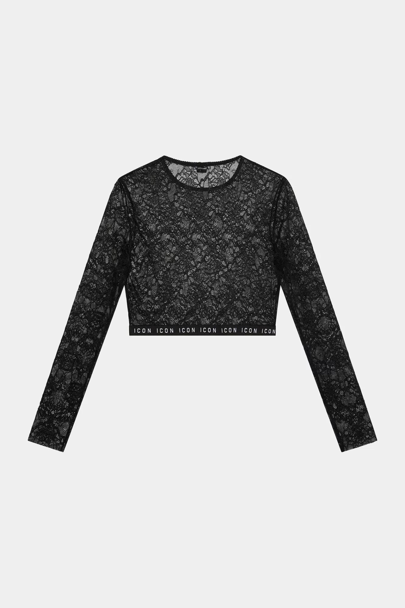 Icon Lace Crop Top<Dsquared2 Cheap