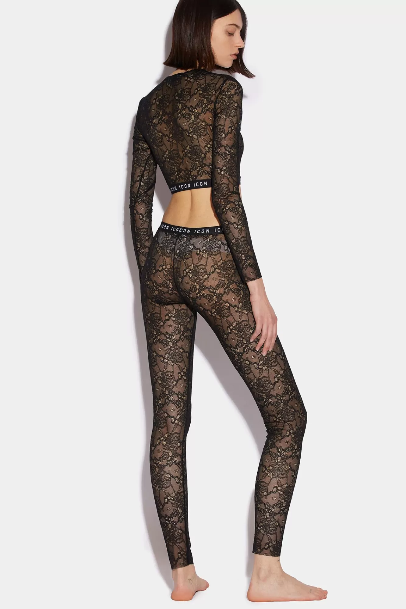 Icon Lace Leggings<Dsquared2 Flash Sale