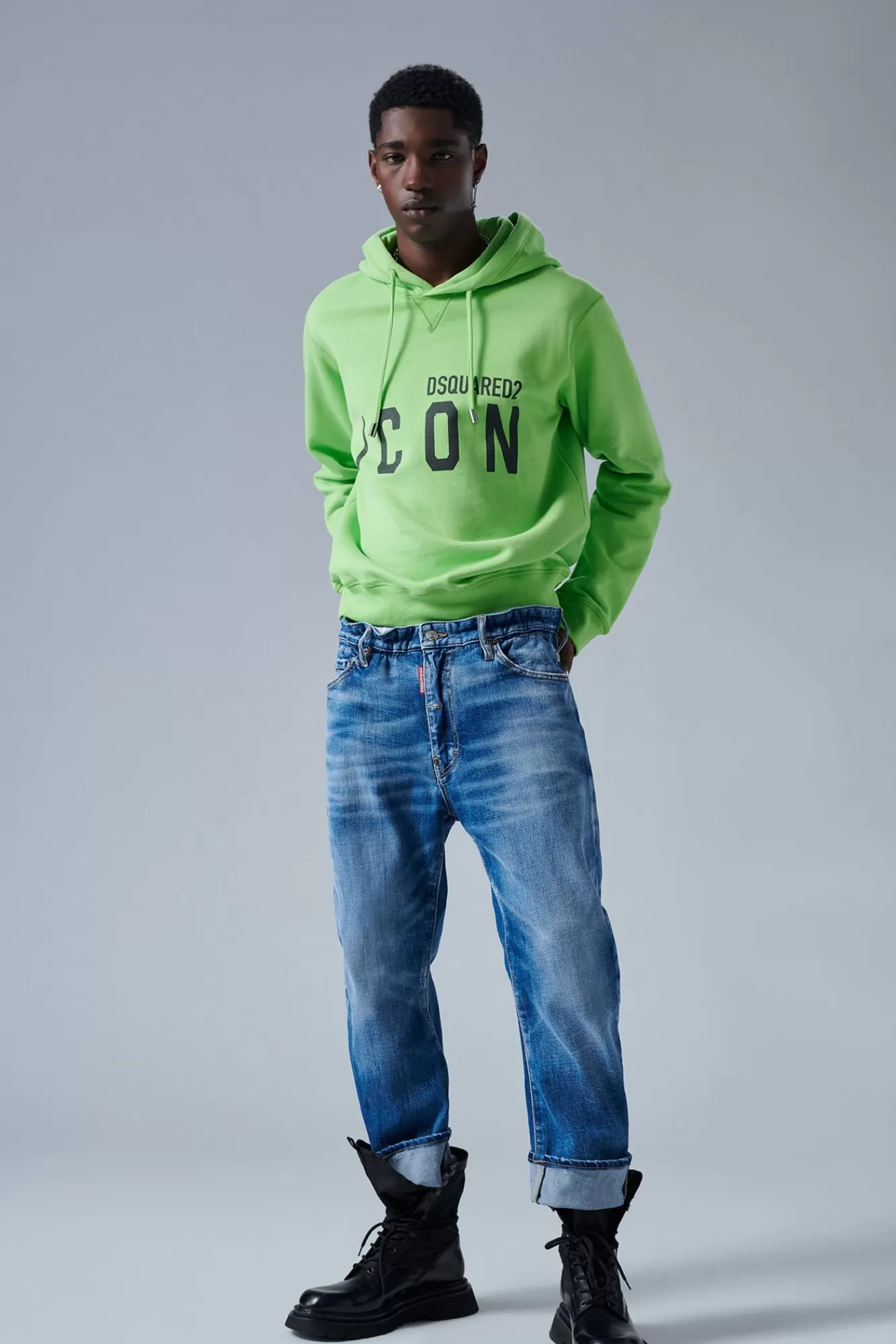 Icon Medium Wash Big Brother Jeans<Dsquared2 Fashion