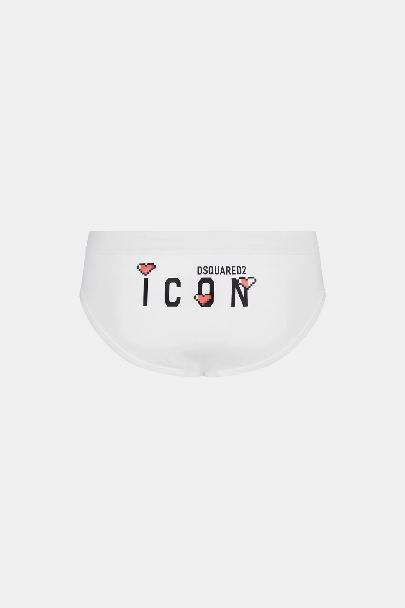 Icon Pixel Heart Brief<Dsquared2 Fashion