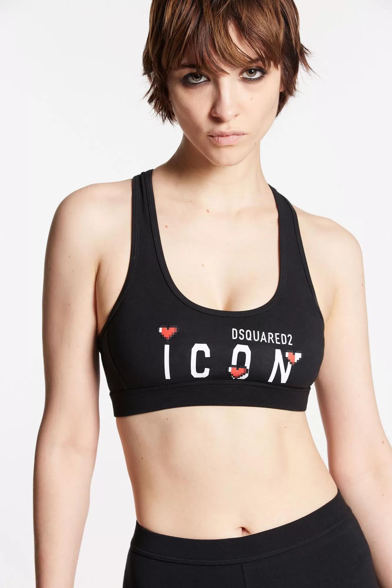 Icon Pixel Heart Sport Bra<Dsquared2 Flash Sale