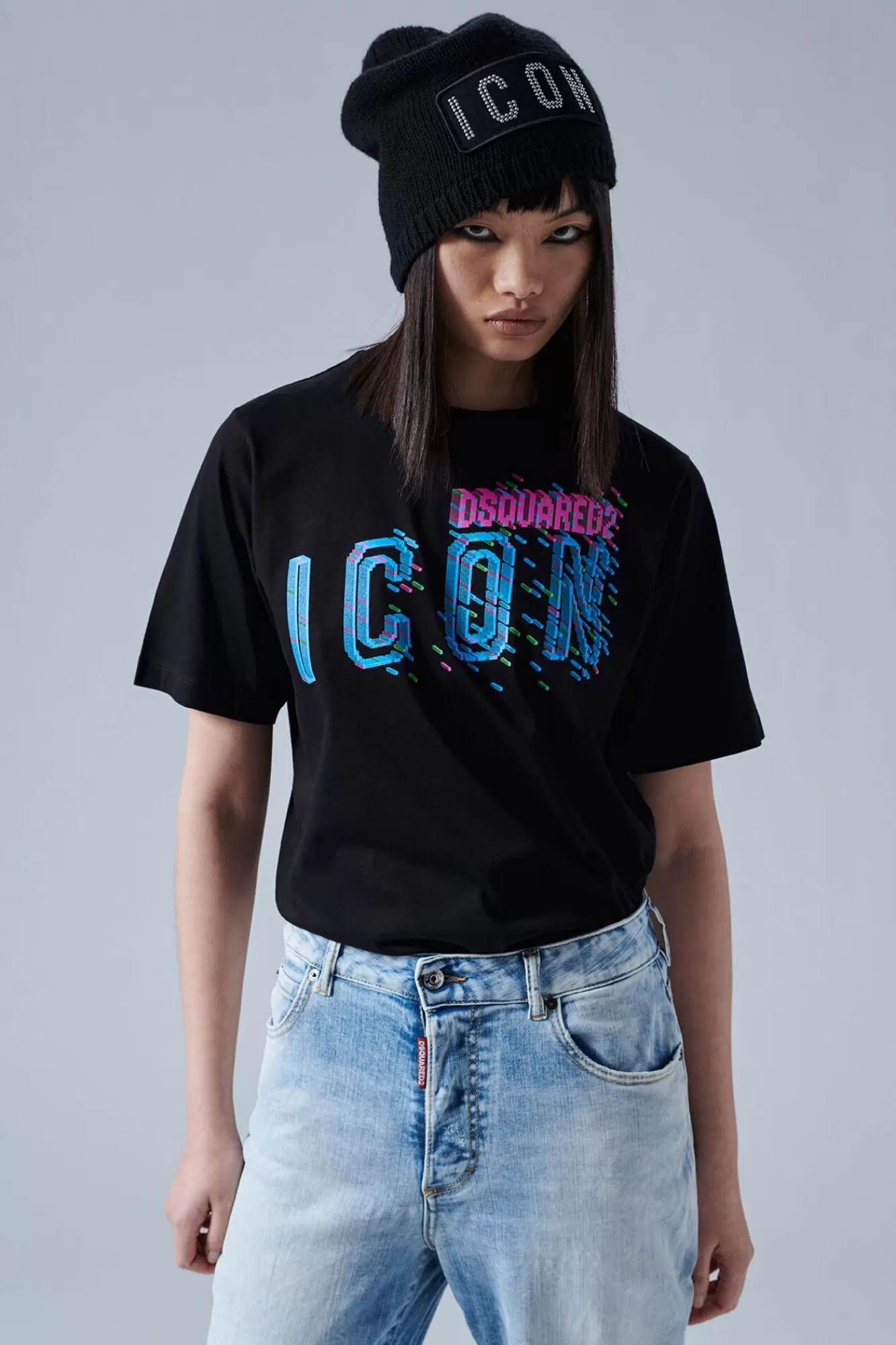 Icon Pixeled Easy T-Shirt<Dsquared2 Cheap