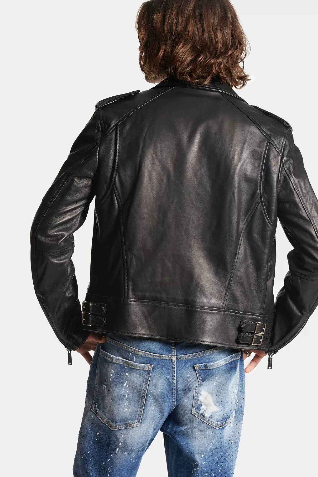 Kiodo Leather Jacket<Dsquared2 New