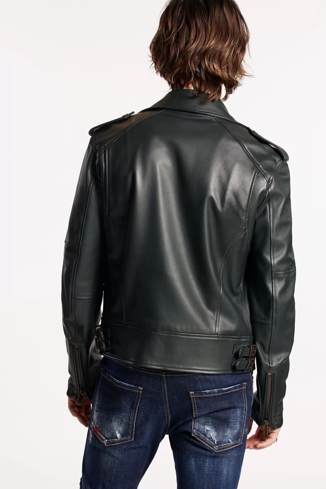 Kiodo Leather Jacket<Dsquared2 Best Sale