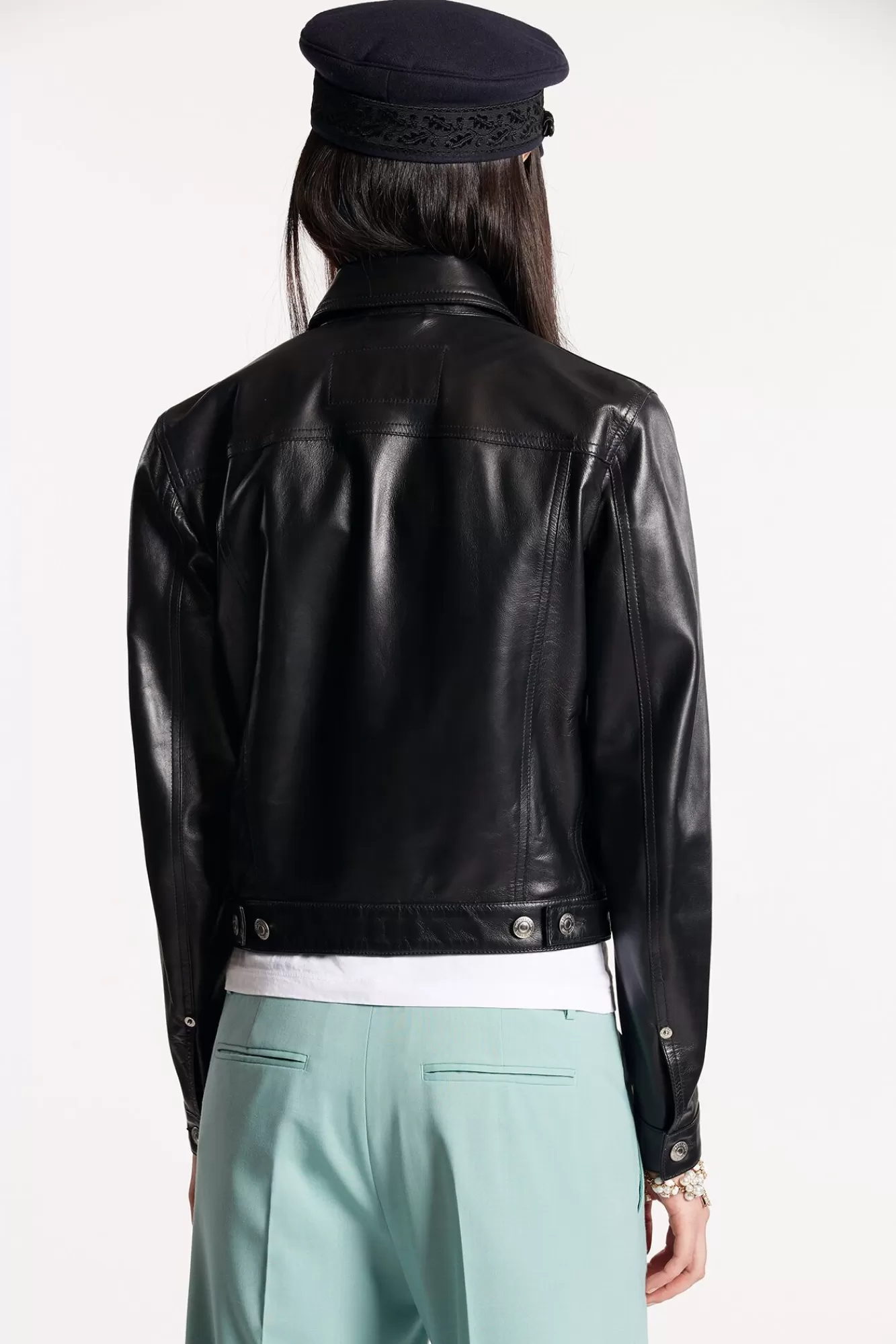 Leather Boyfriend Jacket<Dsquared2 Shop