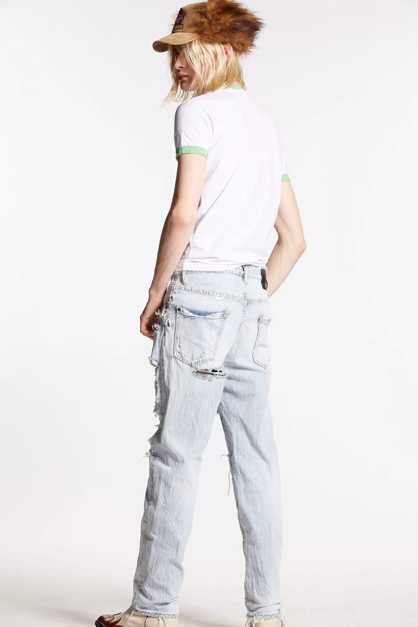 Light Destroyed Wash 642 Jeans<Dsquared2 Fashion