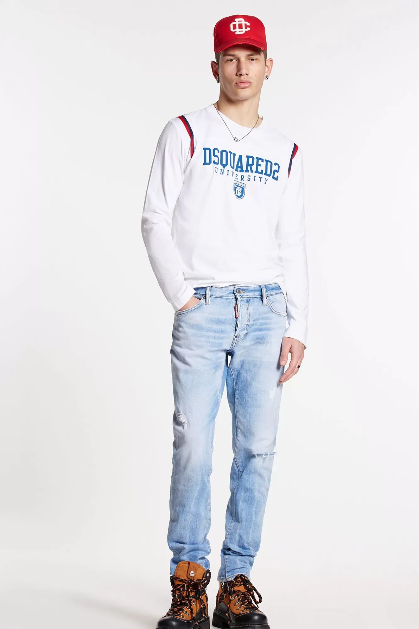 Light Super Fade Wash Slim Jeans<Dsquared2 Online