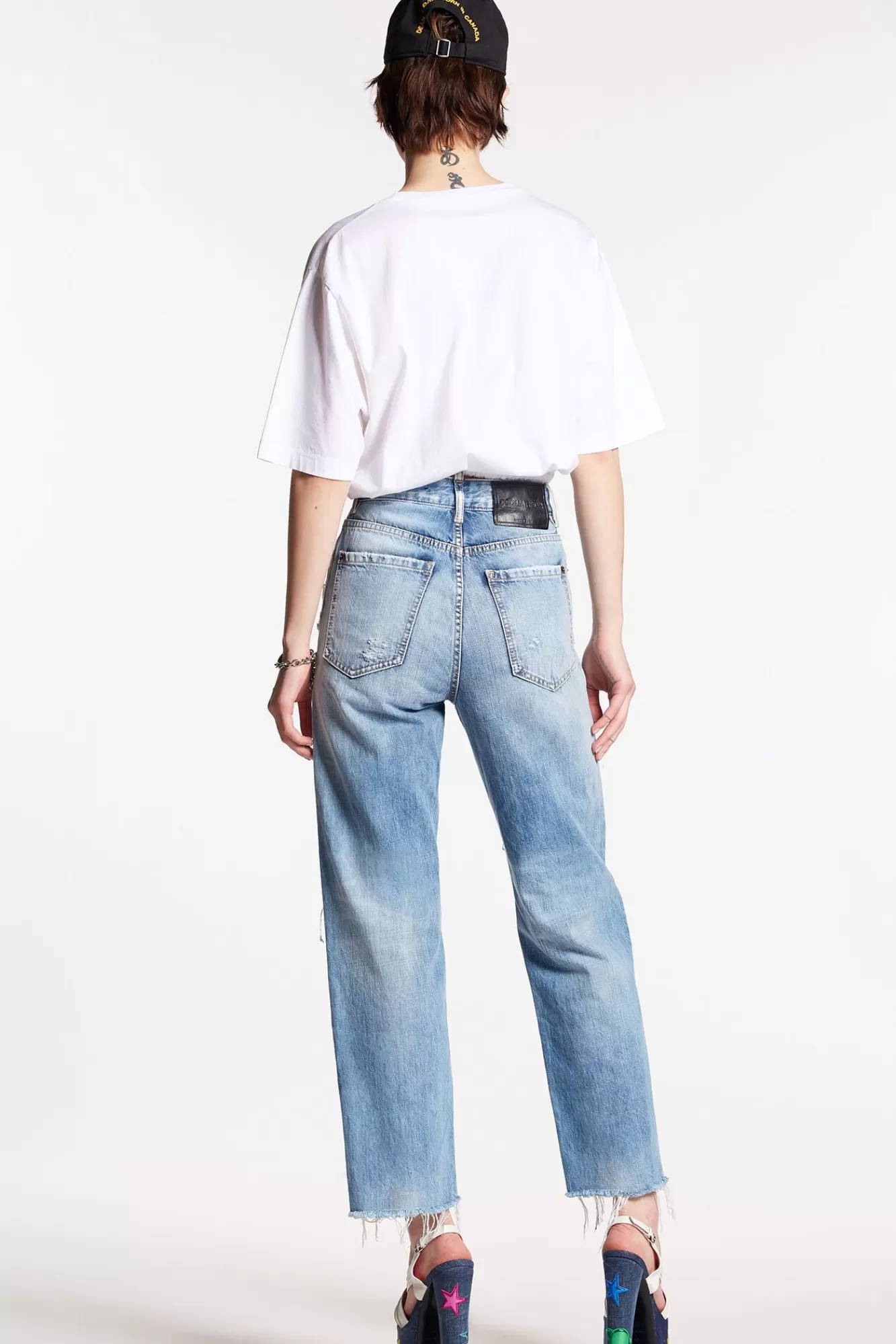 Light Super Ripped Wash Boston Jeans<Dsquared2 Flash Sale