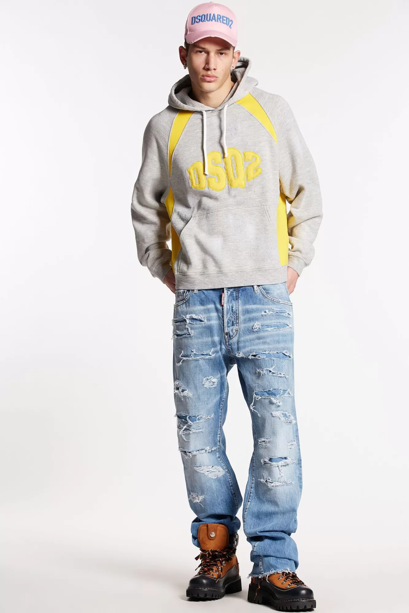 Light Super Ripped Wash Roadie Jeans<Dsquared2 Shop