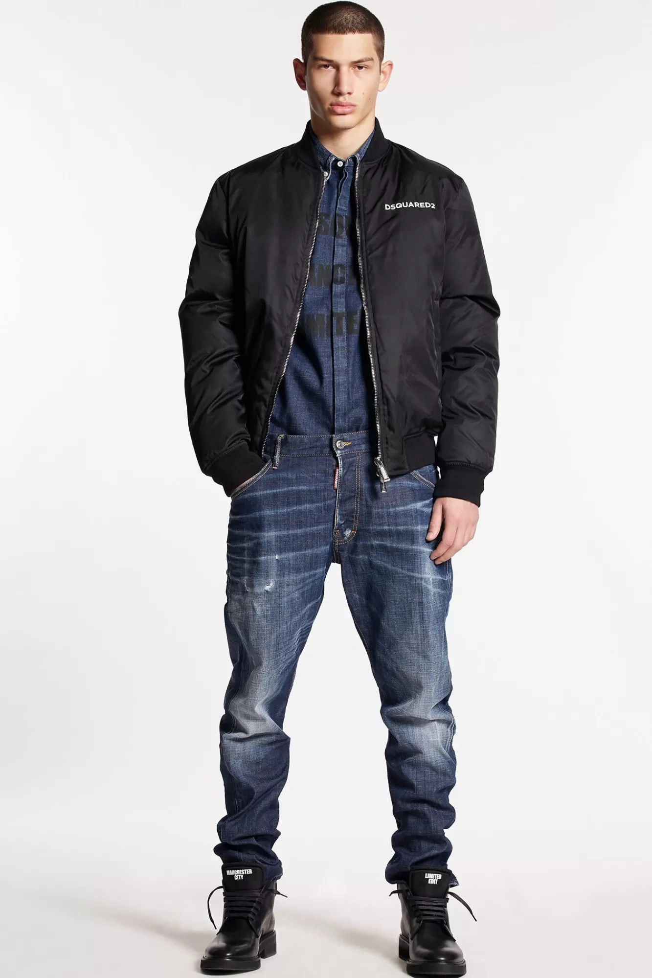 Manchester City Dark Sky Wash Classic Kenny Jeans<Dsquared2 Discount