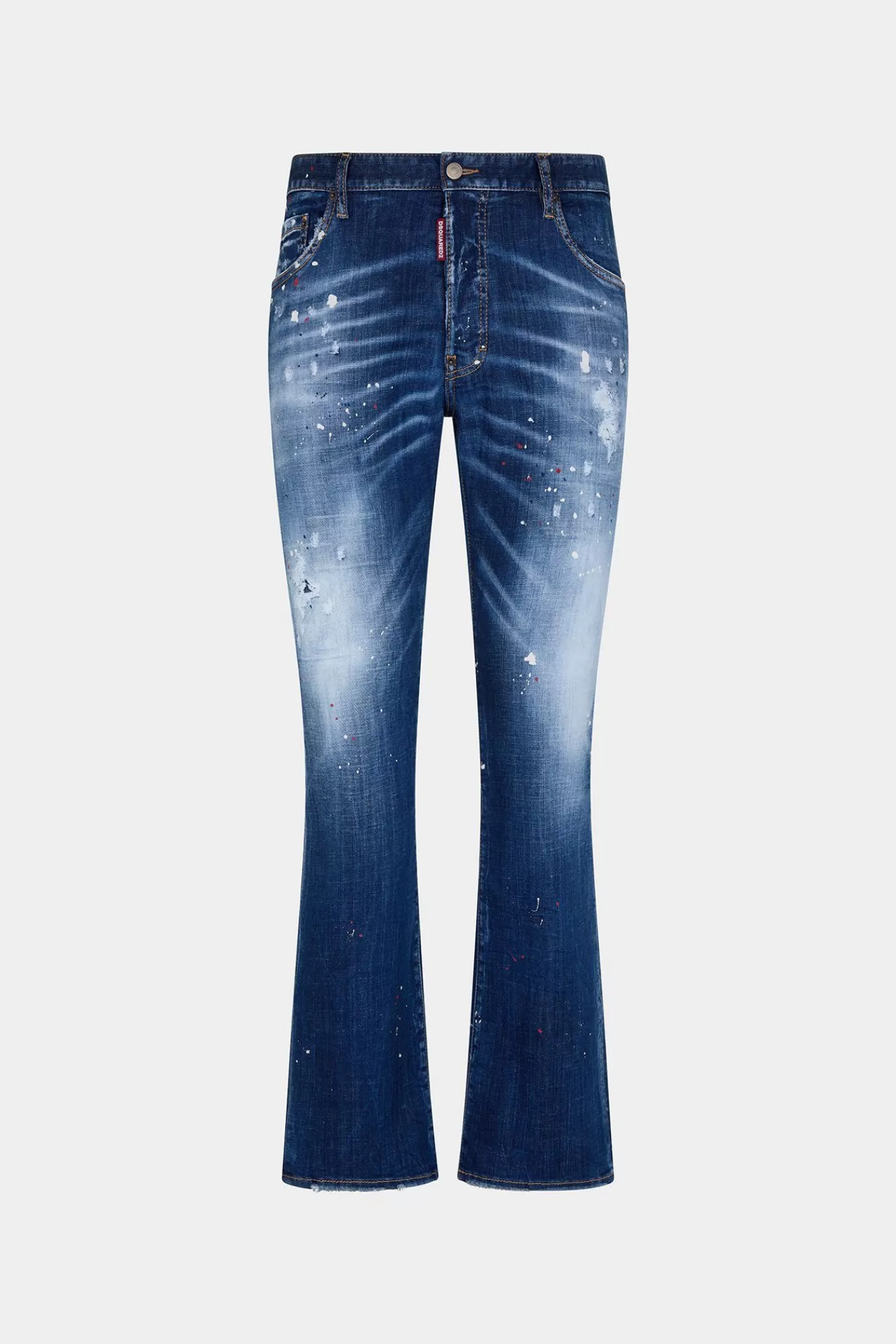 Medium Red Spots Wash Flare Bootcut Jeans<Dsquared2 Store