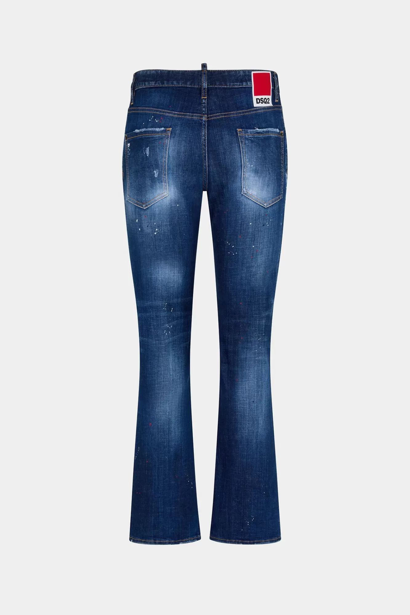 Medium Red Spots Wash Flare Bootcut Jeans<Dsquared2 Store