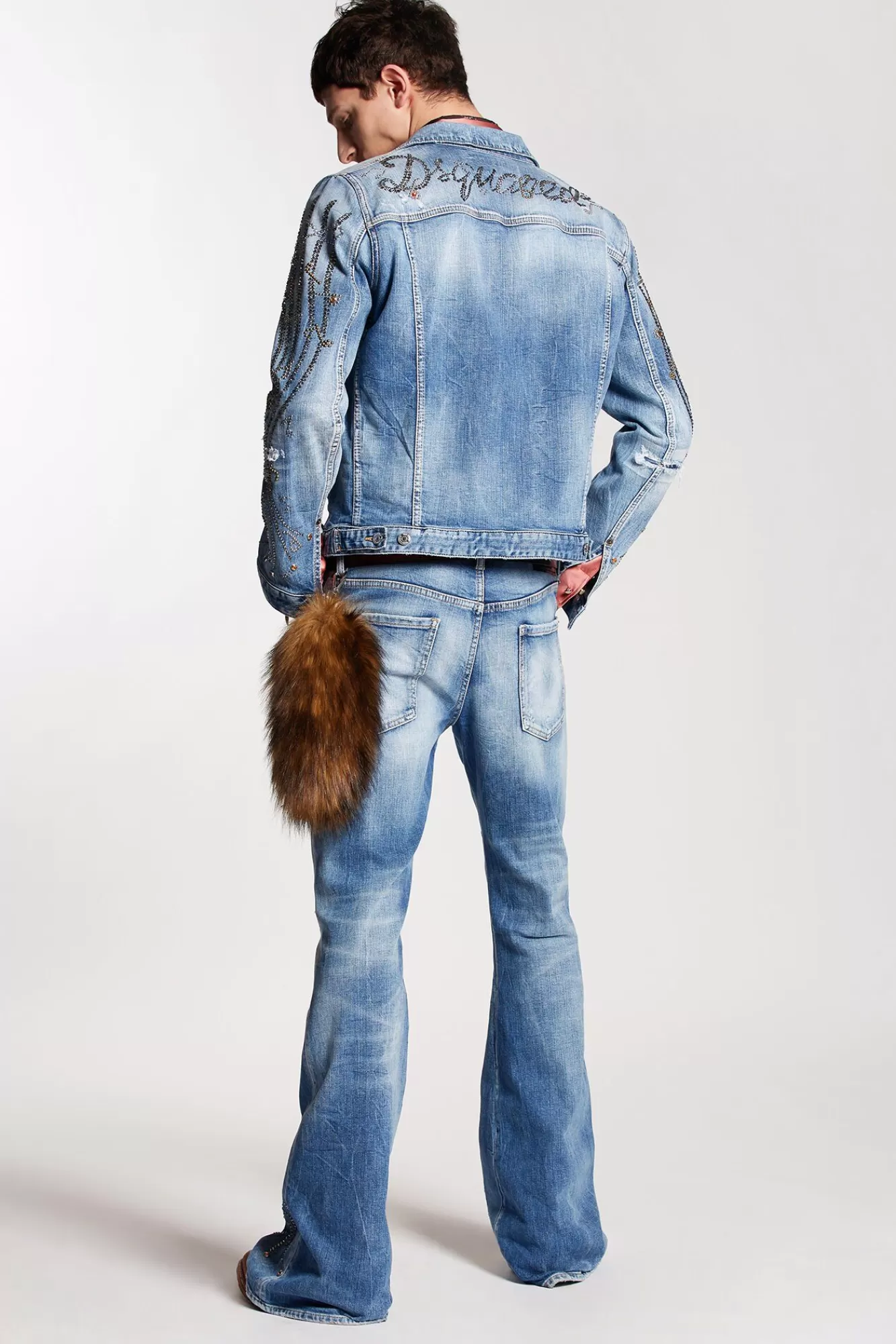 Medium Western Wash Bob Jeans<Dsquared2 Fashion