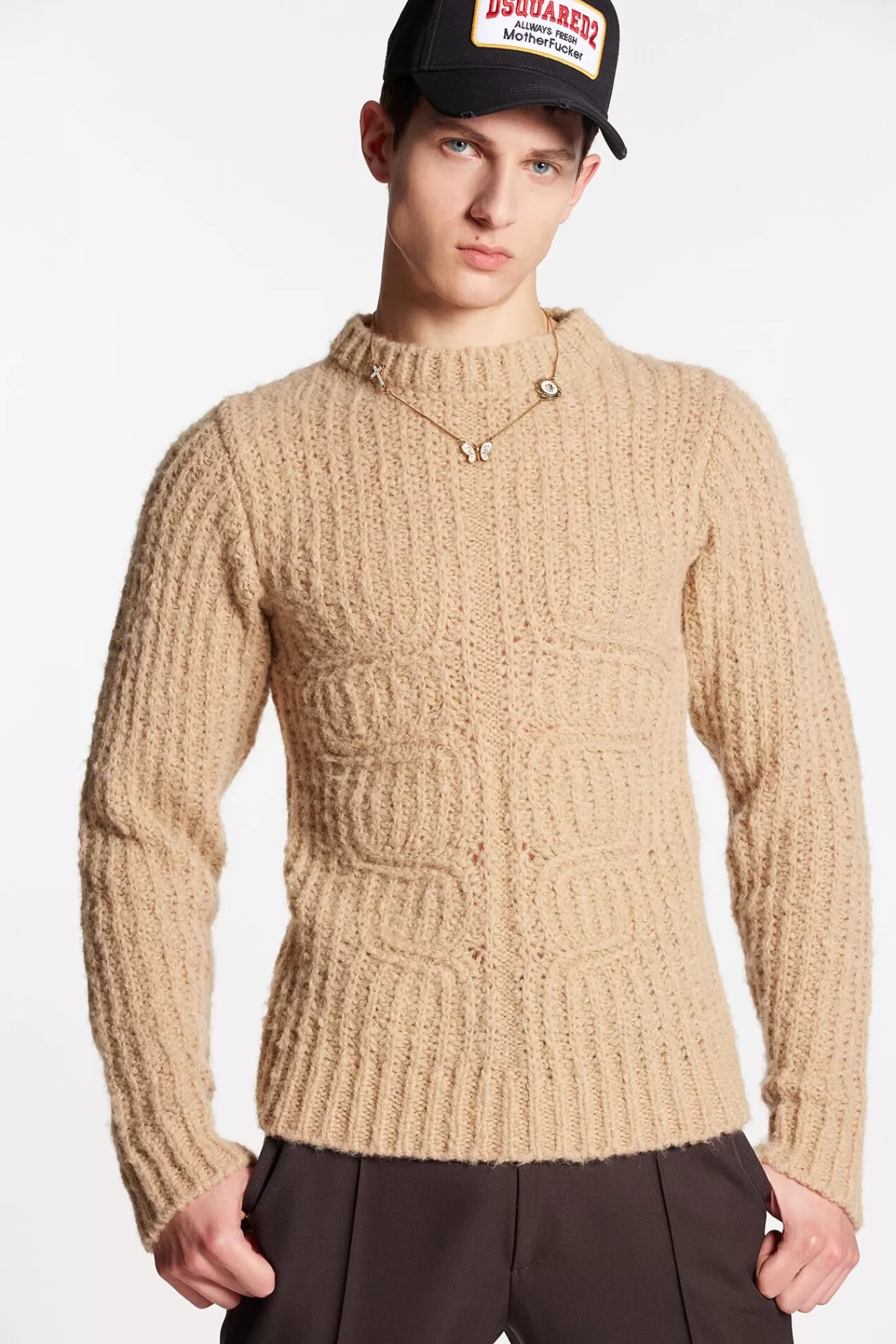 Muscle Half English Rib Knit<Dsquared2 Cheap