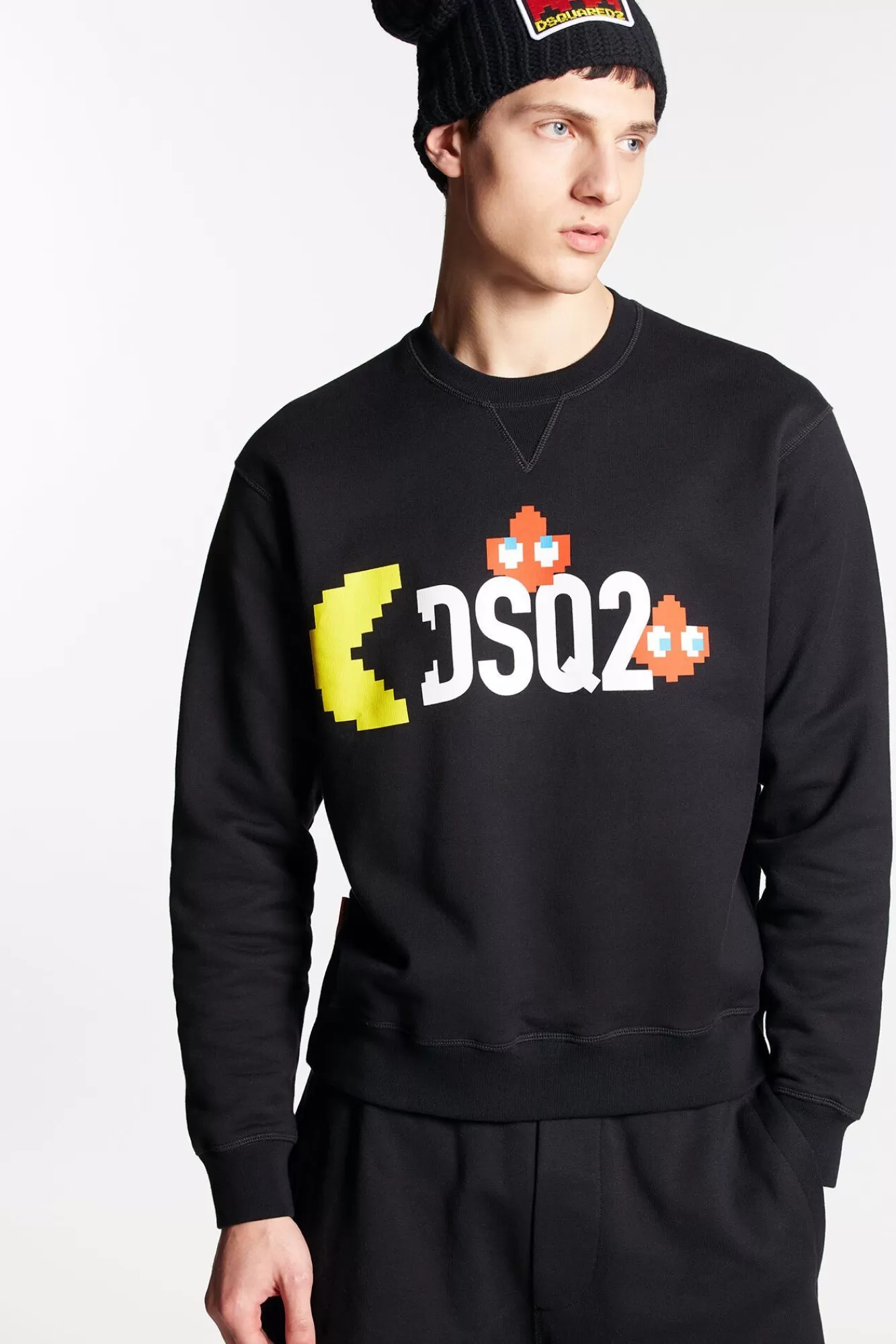 Pac-Man Crewneck Cool Sweatshirt<Dsquared2 Store