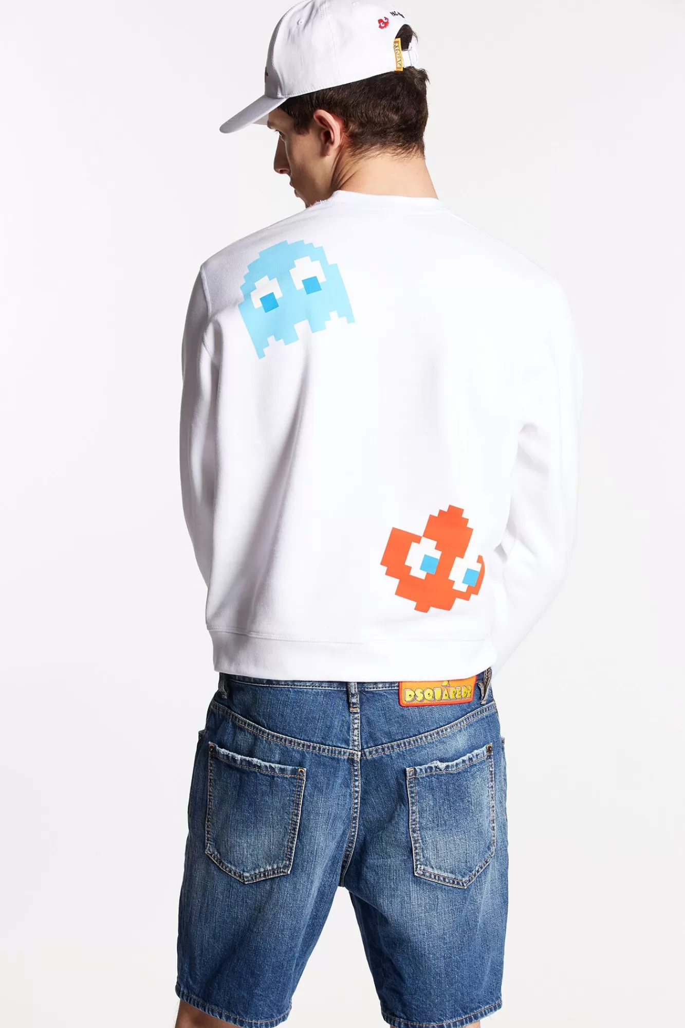 Pac-Man Crewneck Cool Sweatshirt<Dsquared2 Sale