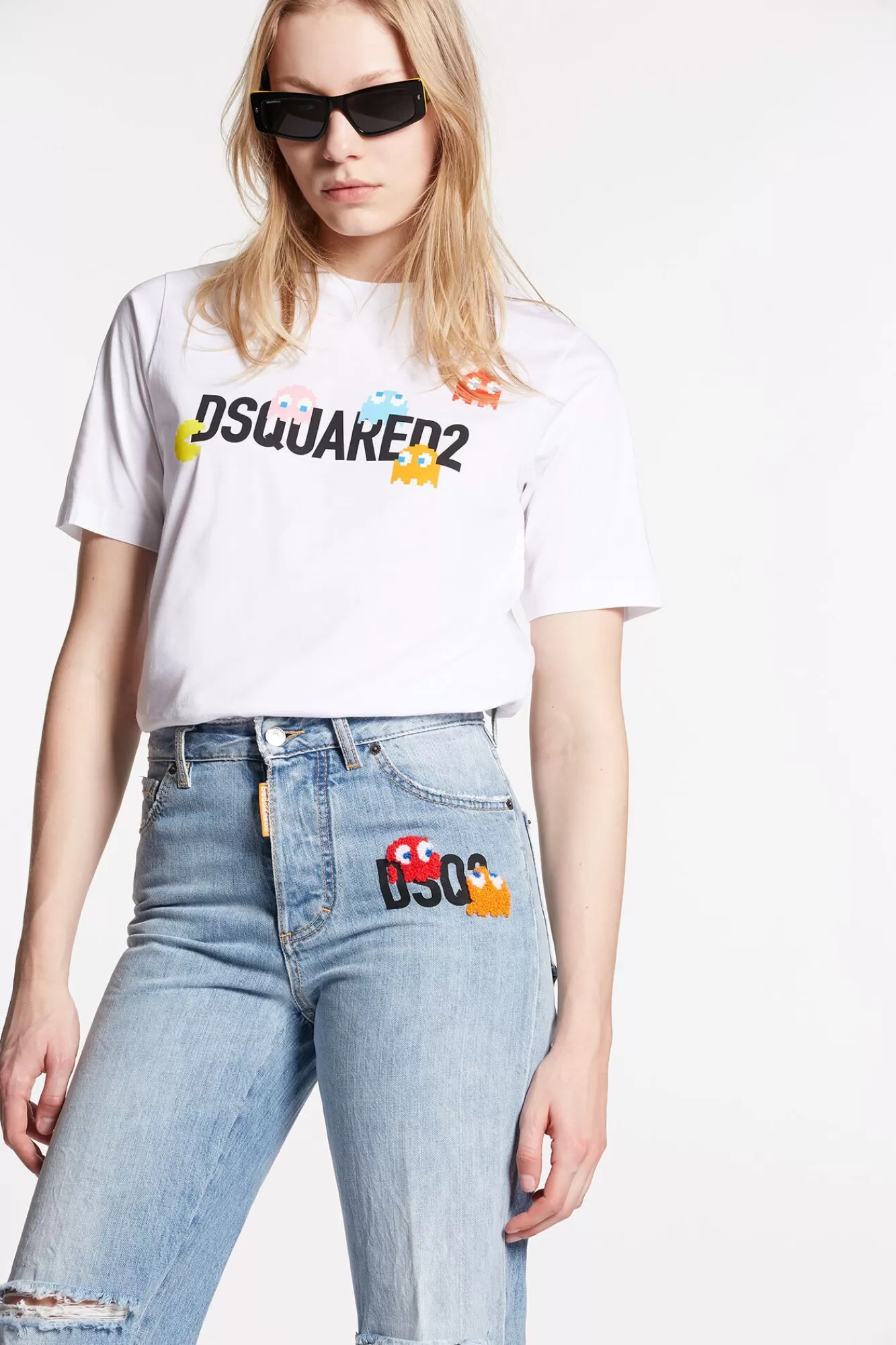 Pac-Man Easy T-Shirt<Dsquared2 New