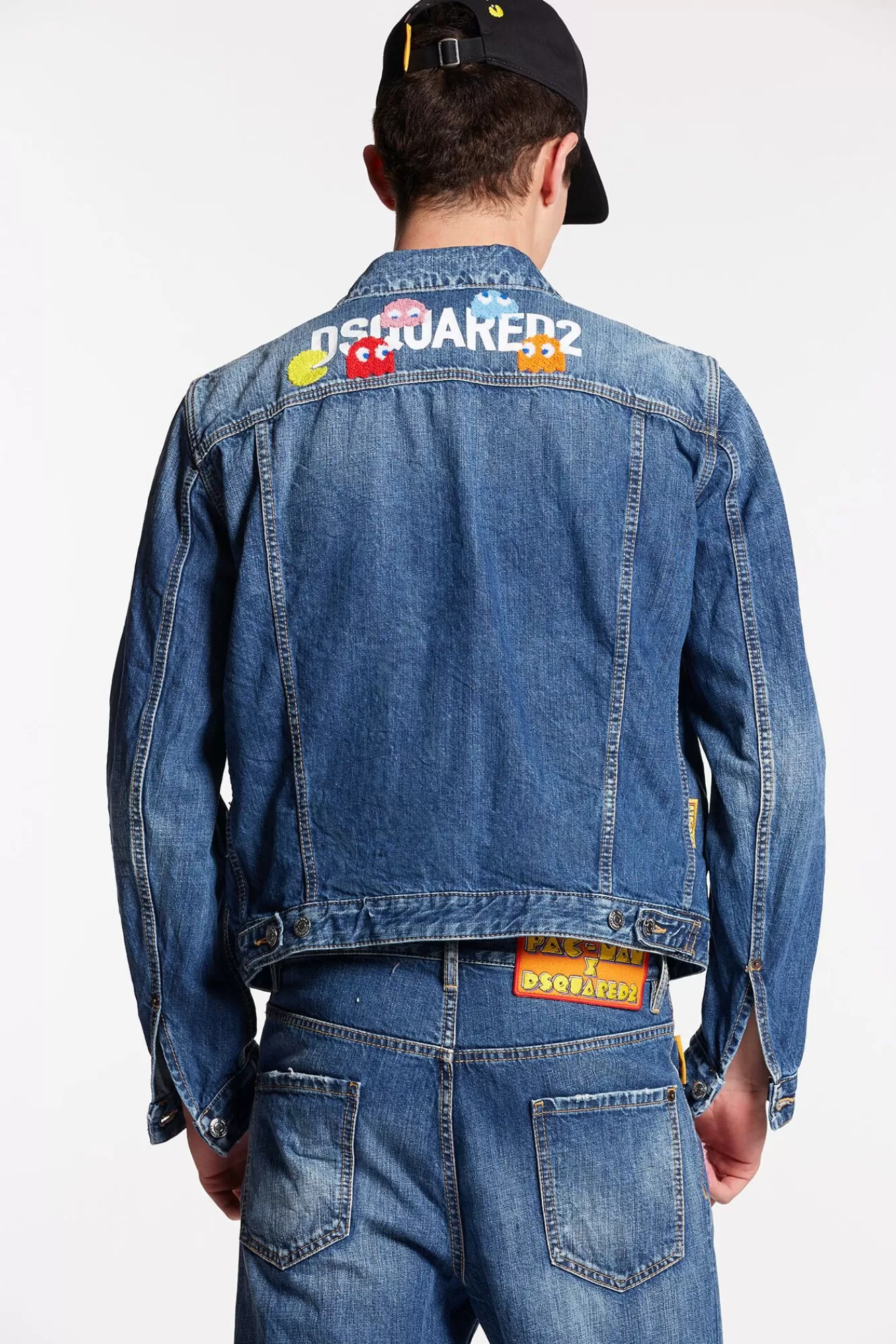 Pac-Man Medium Wash Dan Jean Jacket<Dsquared2 Cheap