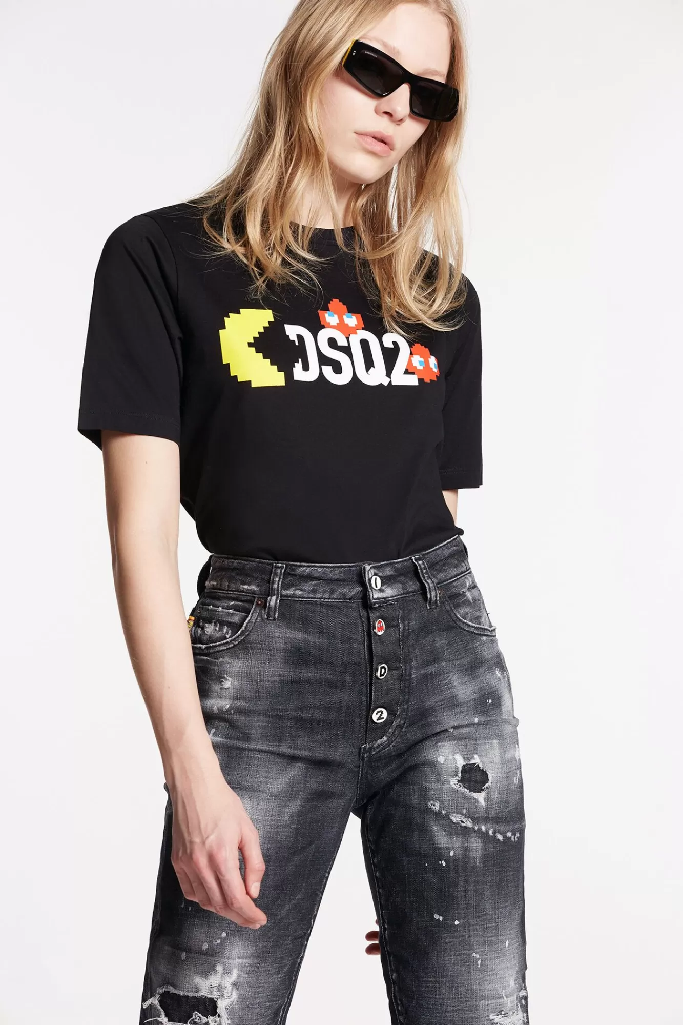 Pac-Man Mini T-Shirt<Dsquared2 Flash Sale