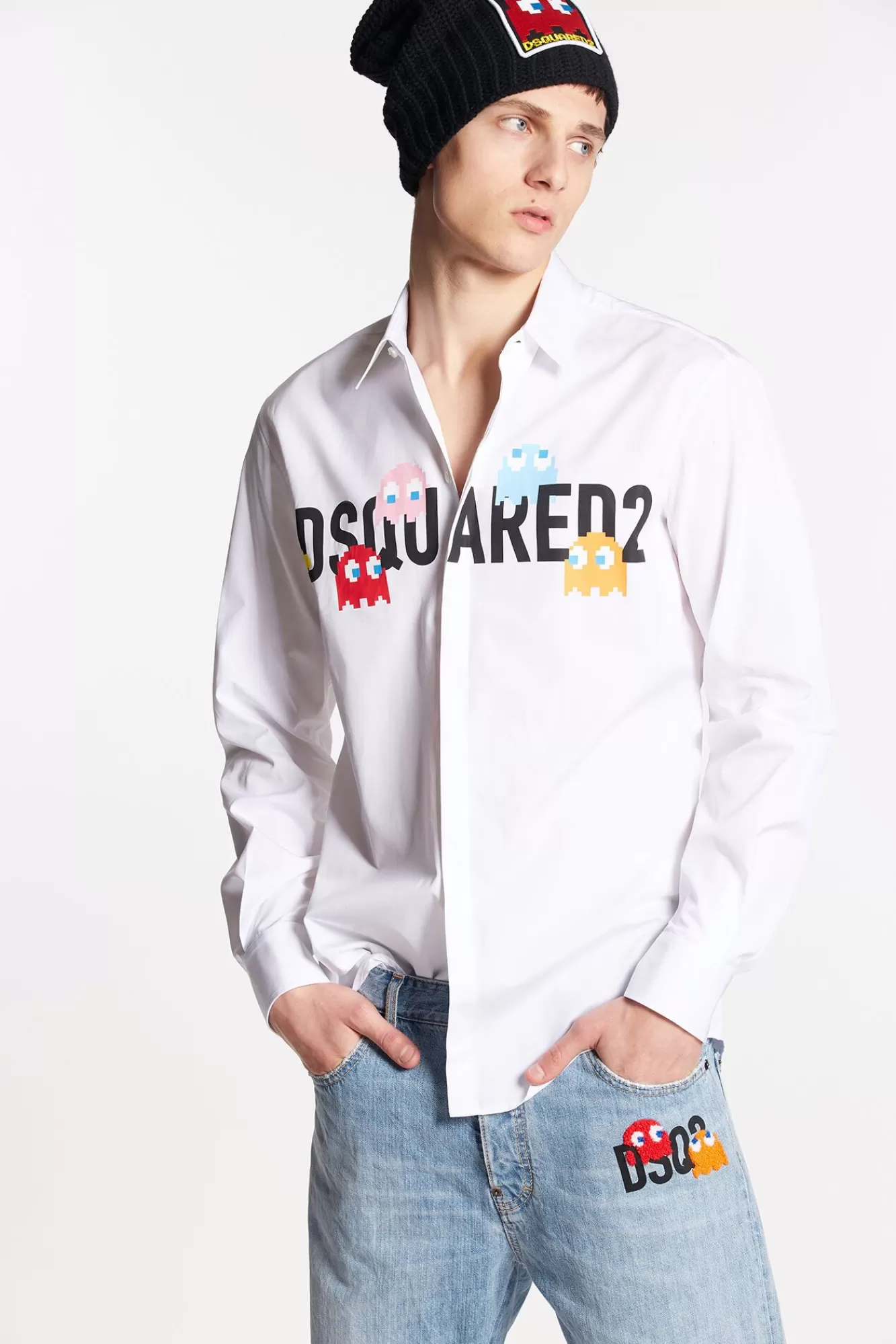 Pac-Man Relaxed Dan Shirt<Dsquared2 Store