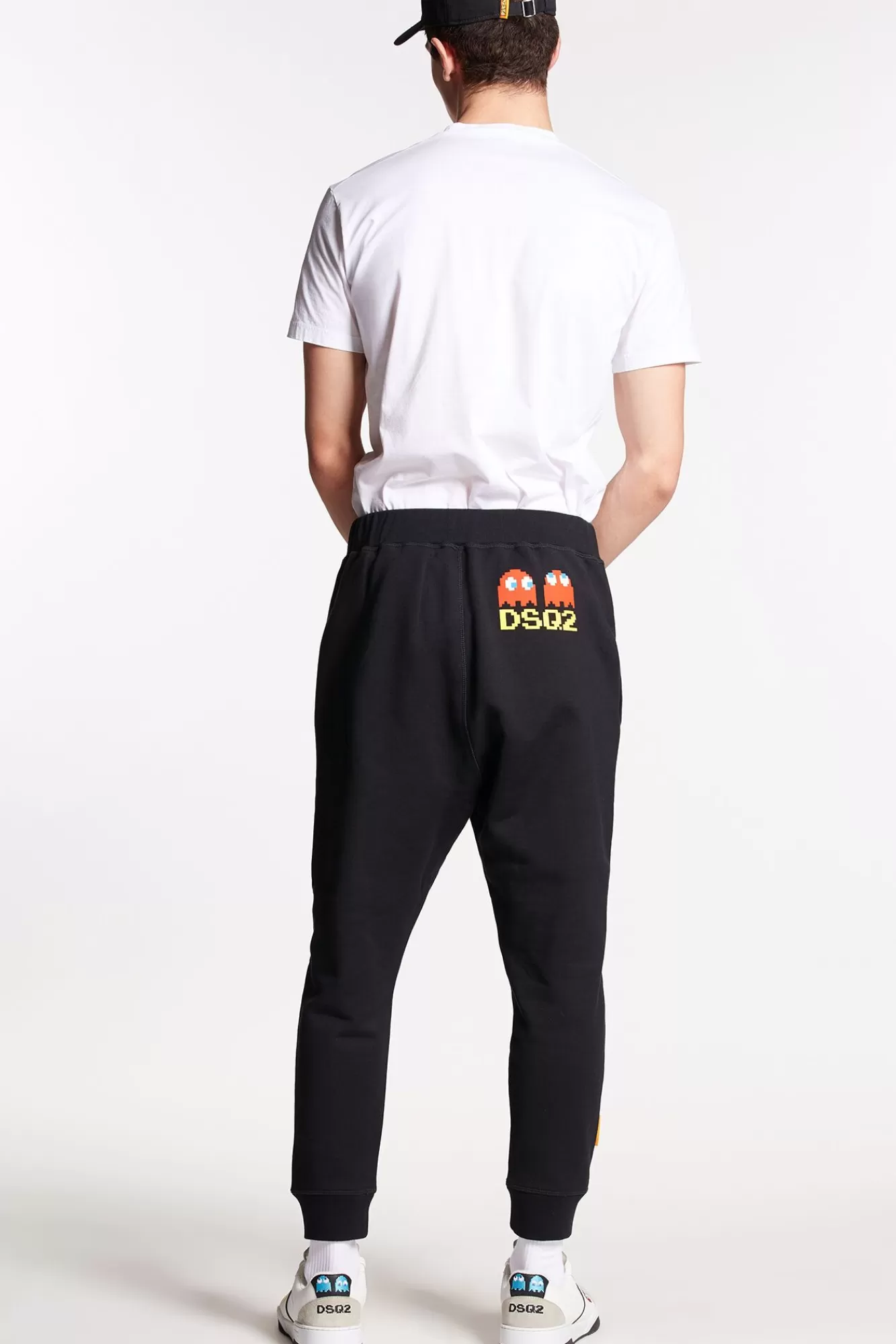 Pac-Man Wash Relaxed Dan Pants<Dsquared2 Best