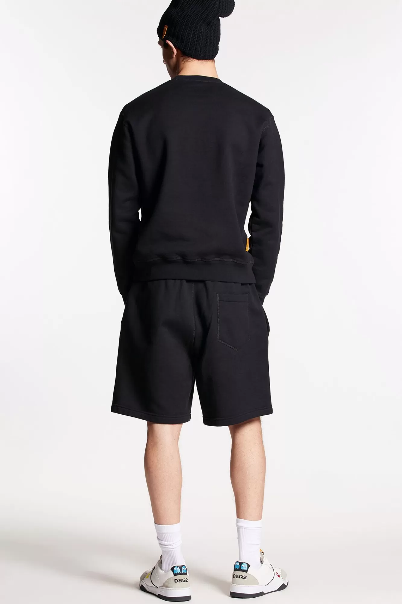 Pac-Man Wash Relaxed Shorts<Dsquared2 Hot