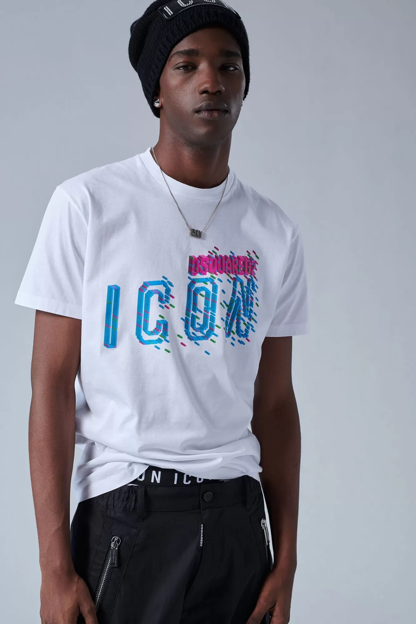 Pixeled Icon Cool T-Shirt<Dsquared2 Flash Sale