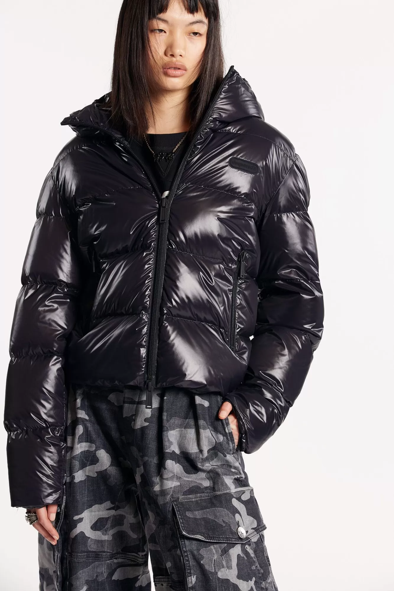 Puffer Bomber Jacket<Dsquared2 Hot