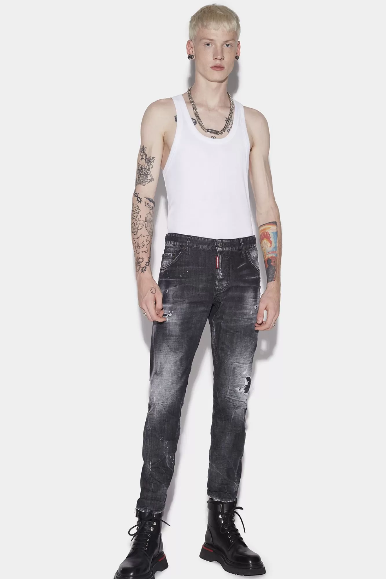 Ripped Knee Wash Sexy Twist Jeans<Dsquared2 Fashion