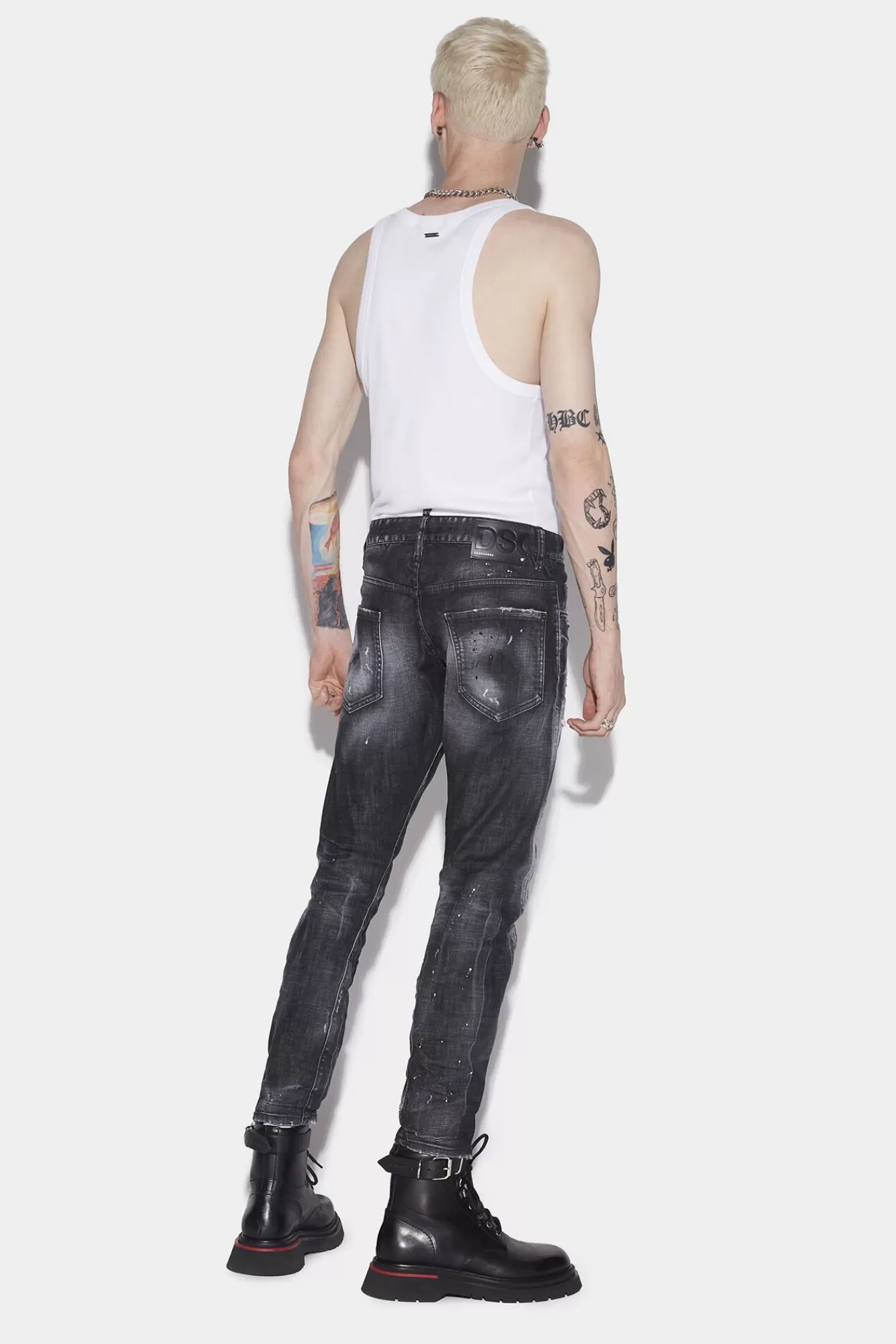 Ripped Knee Wash Sexy Twist Jeans<Dsquared2 Fashion