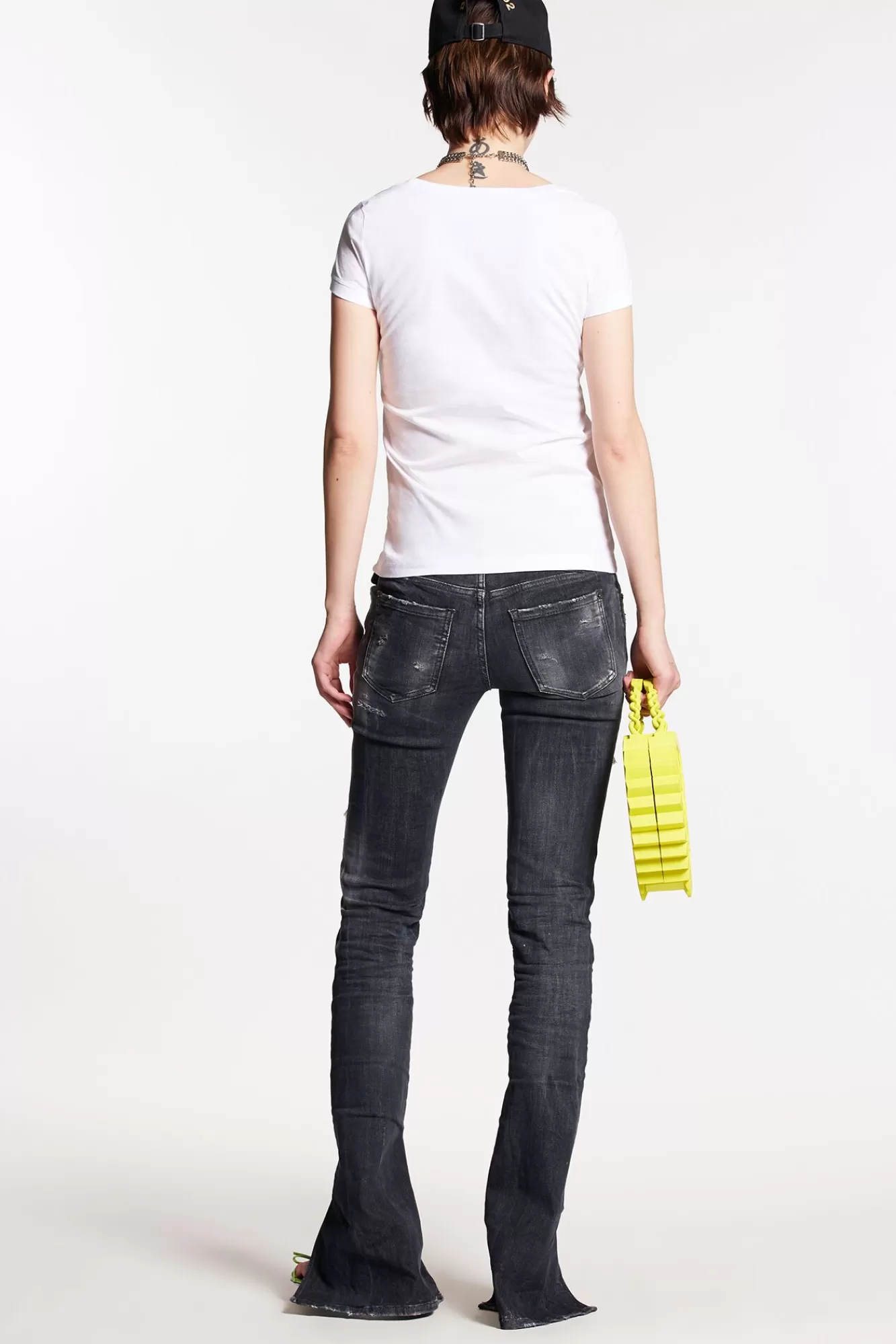 Ripped Wash Trumpet Jeans<Dsquared2 Online