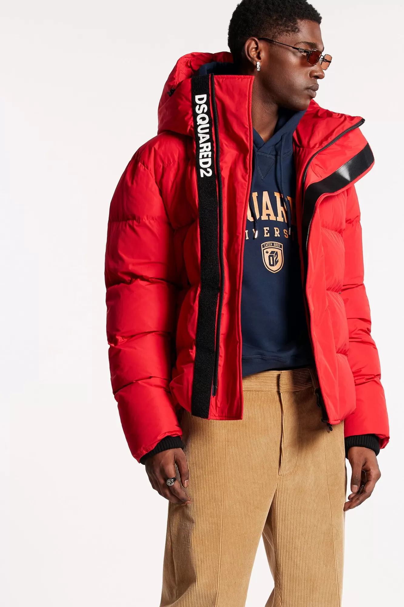 Road Man Bomber Puffer Jacket<Dsquared2 Flash Sale