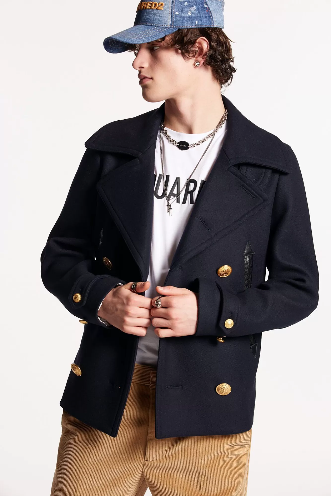 Sailor Peacoat<Dsquared2 Online