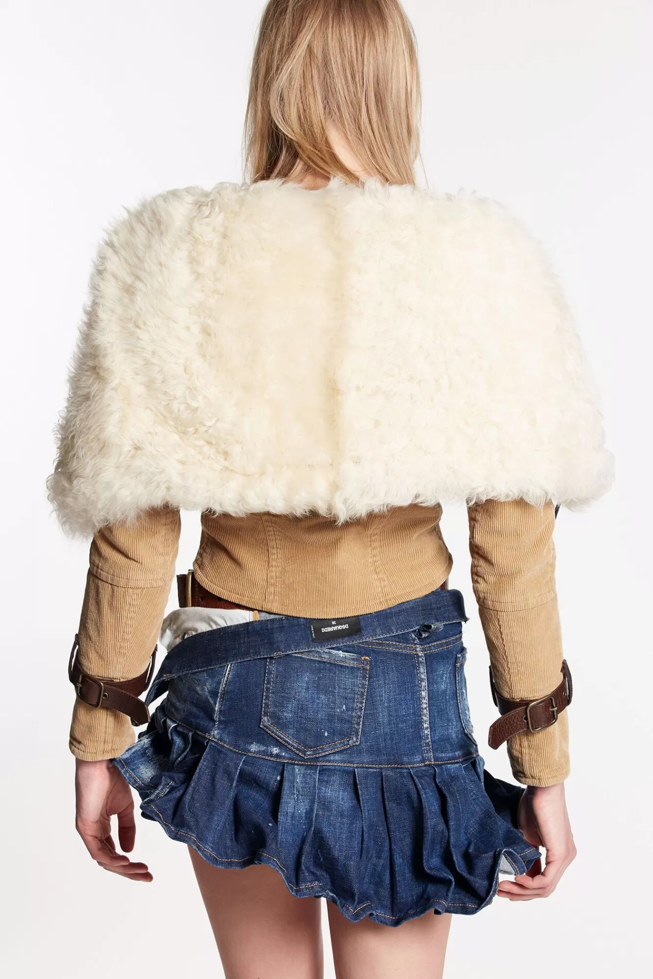 Shearling Trim Mini Kaban<Dsquared2 Shop