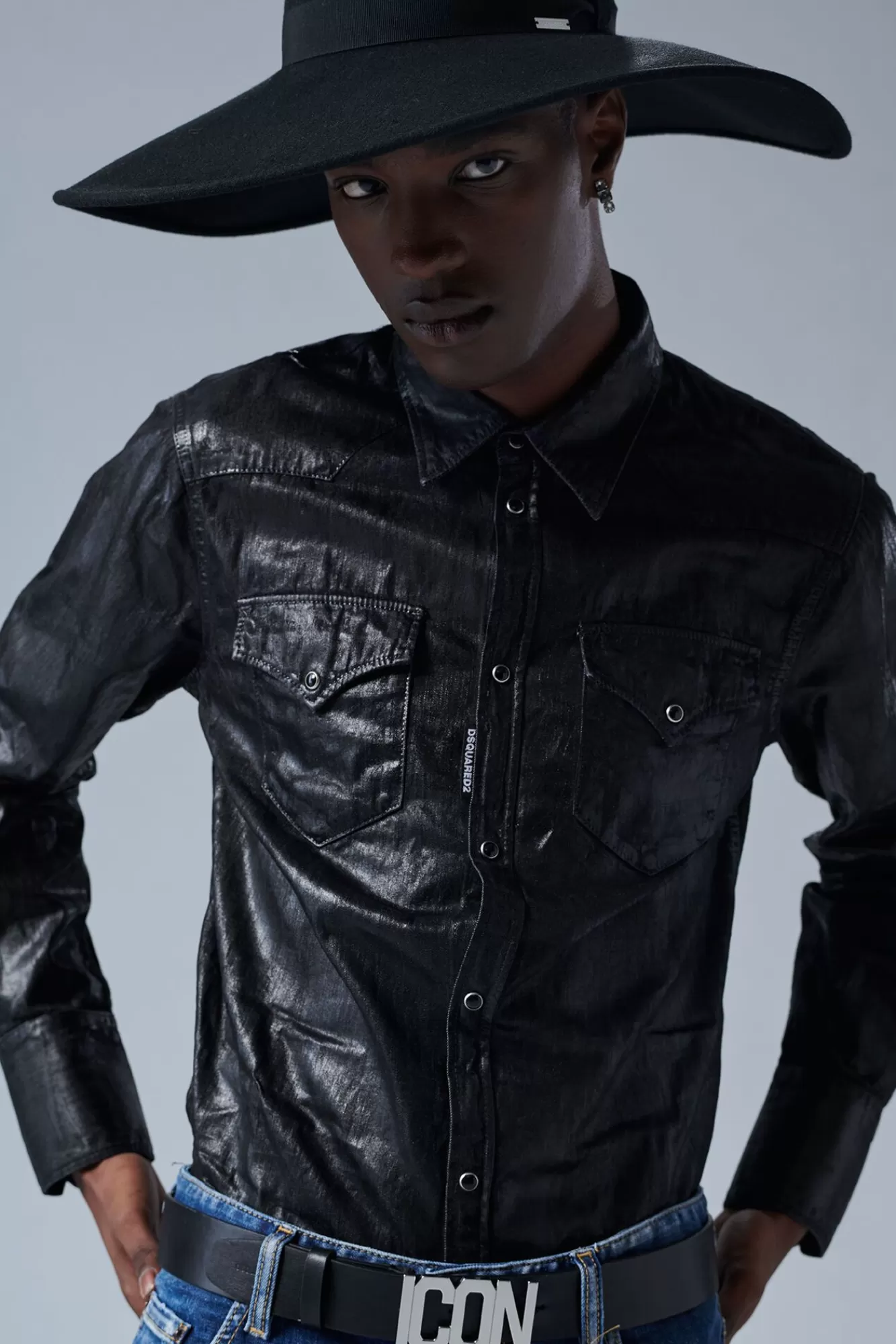 Shiny Wash Classic Western Shirt<Dsquared2 Best