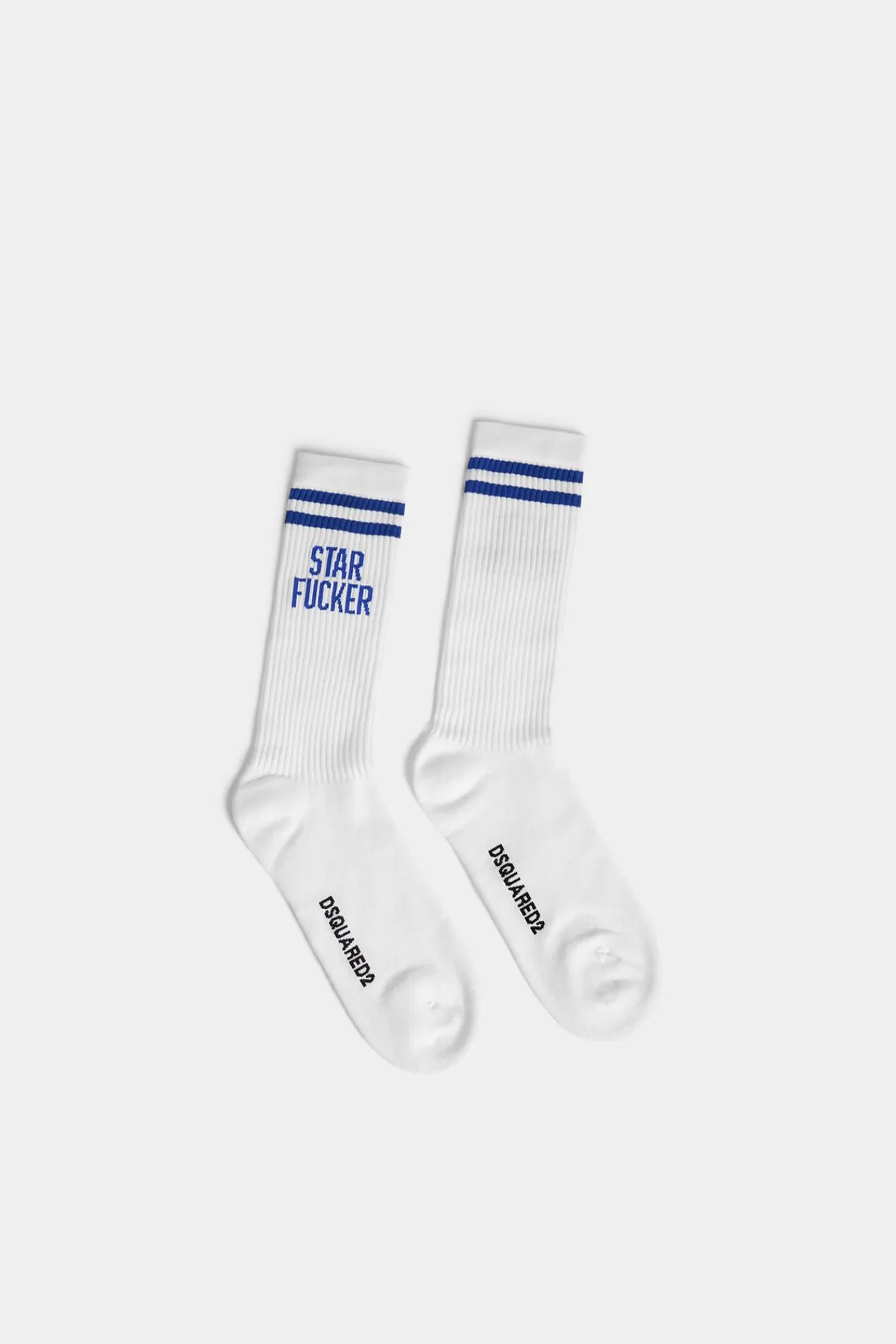 Slogan Mid-Crew Socks<Dsquared2 New