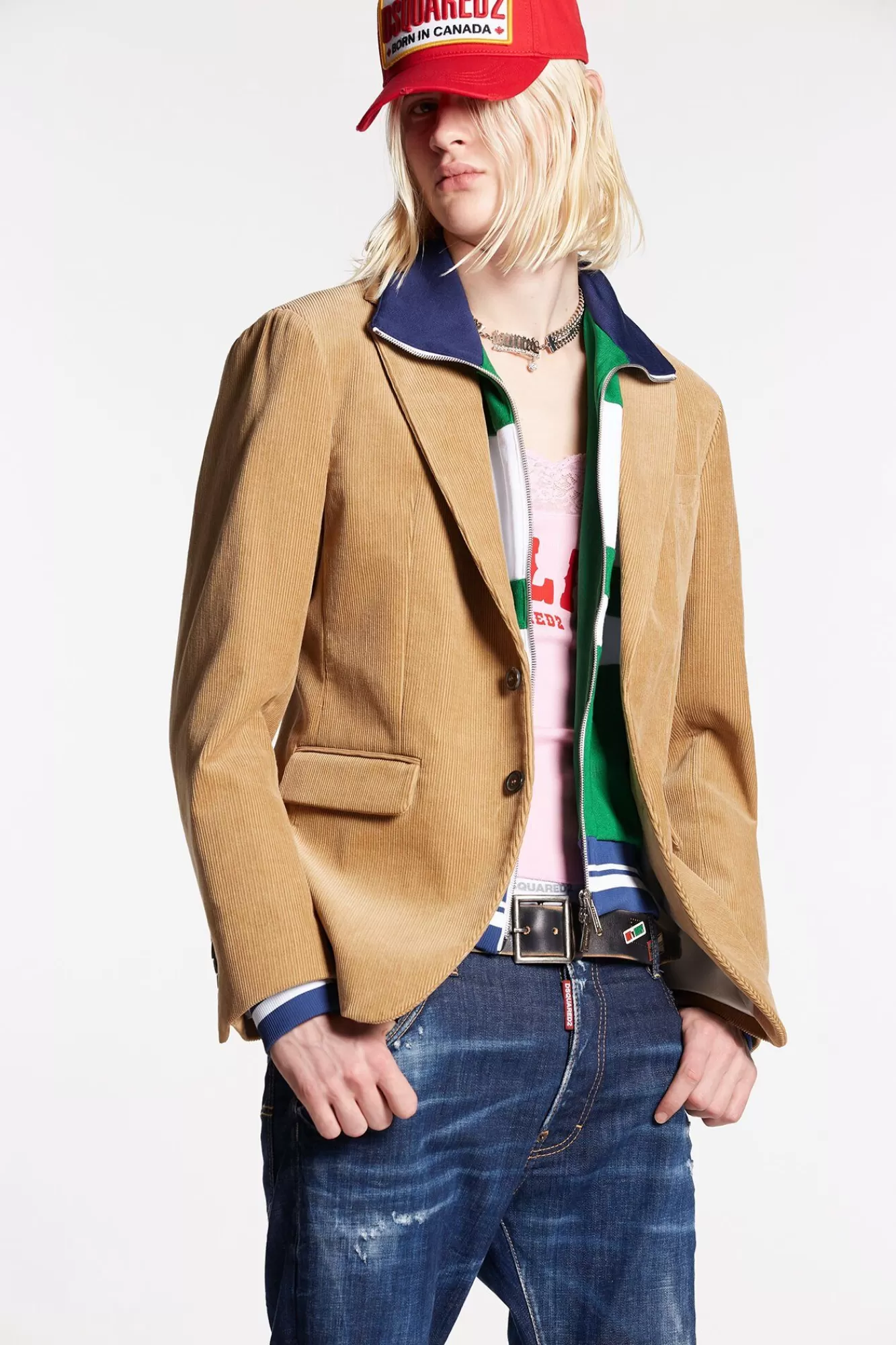 Track London Cord Jacket<Dsquared2 Discount