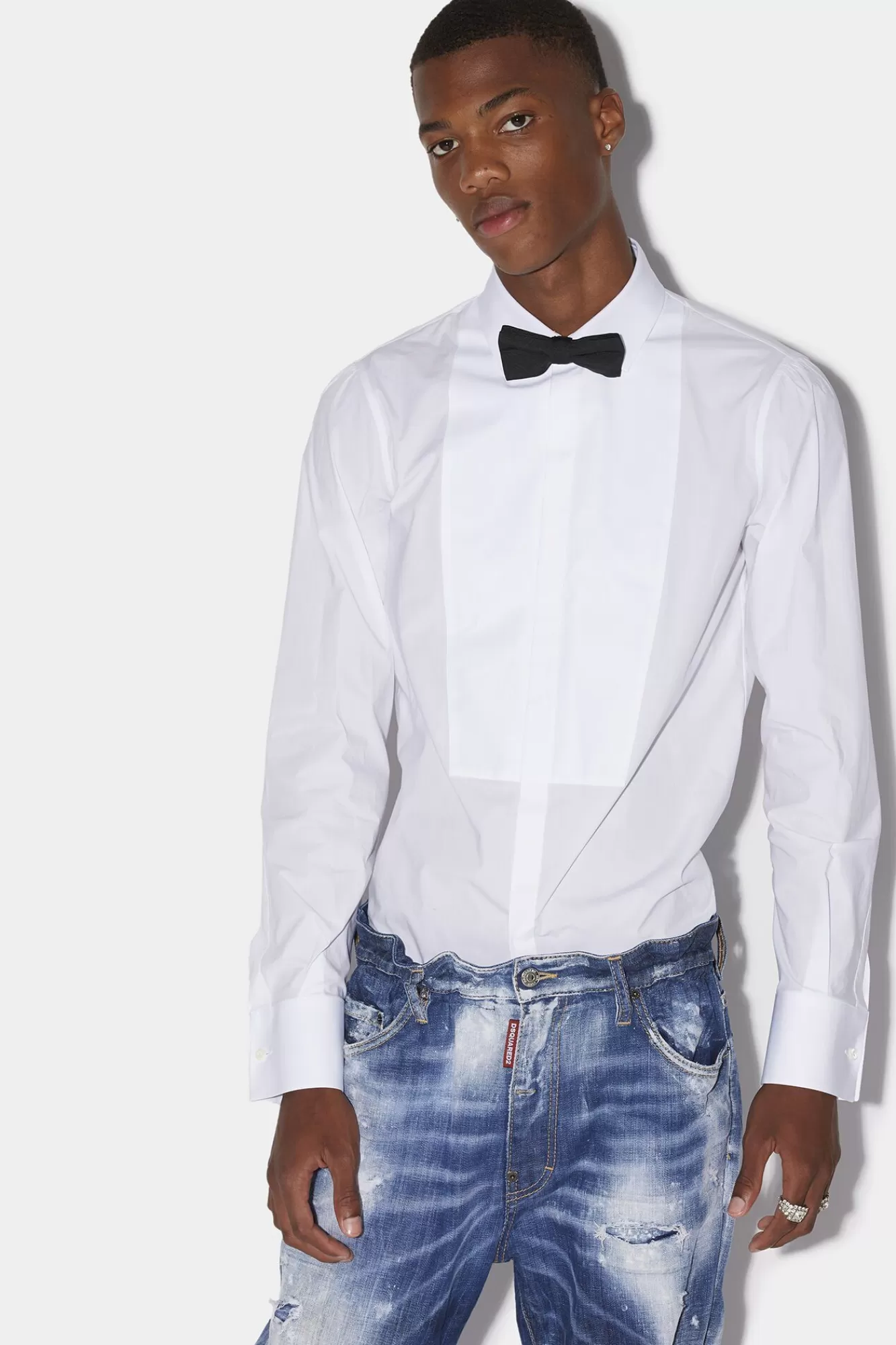 Tuxedo Slim Shirt<Dsquared2 Cheap