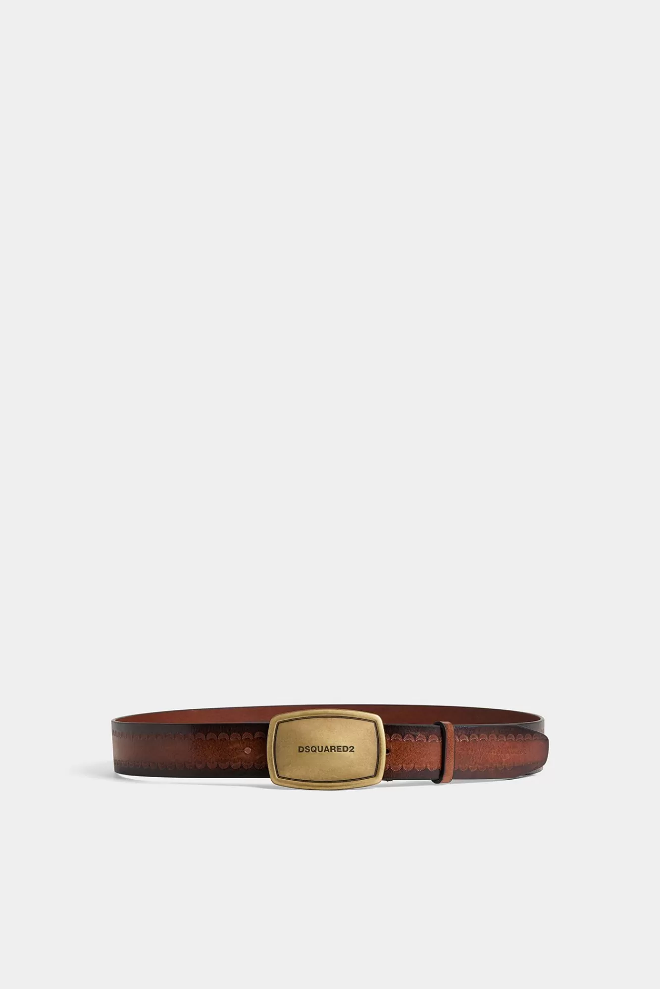 Vintage Plaque Belt<Dsquared2 Fashion