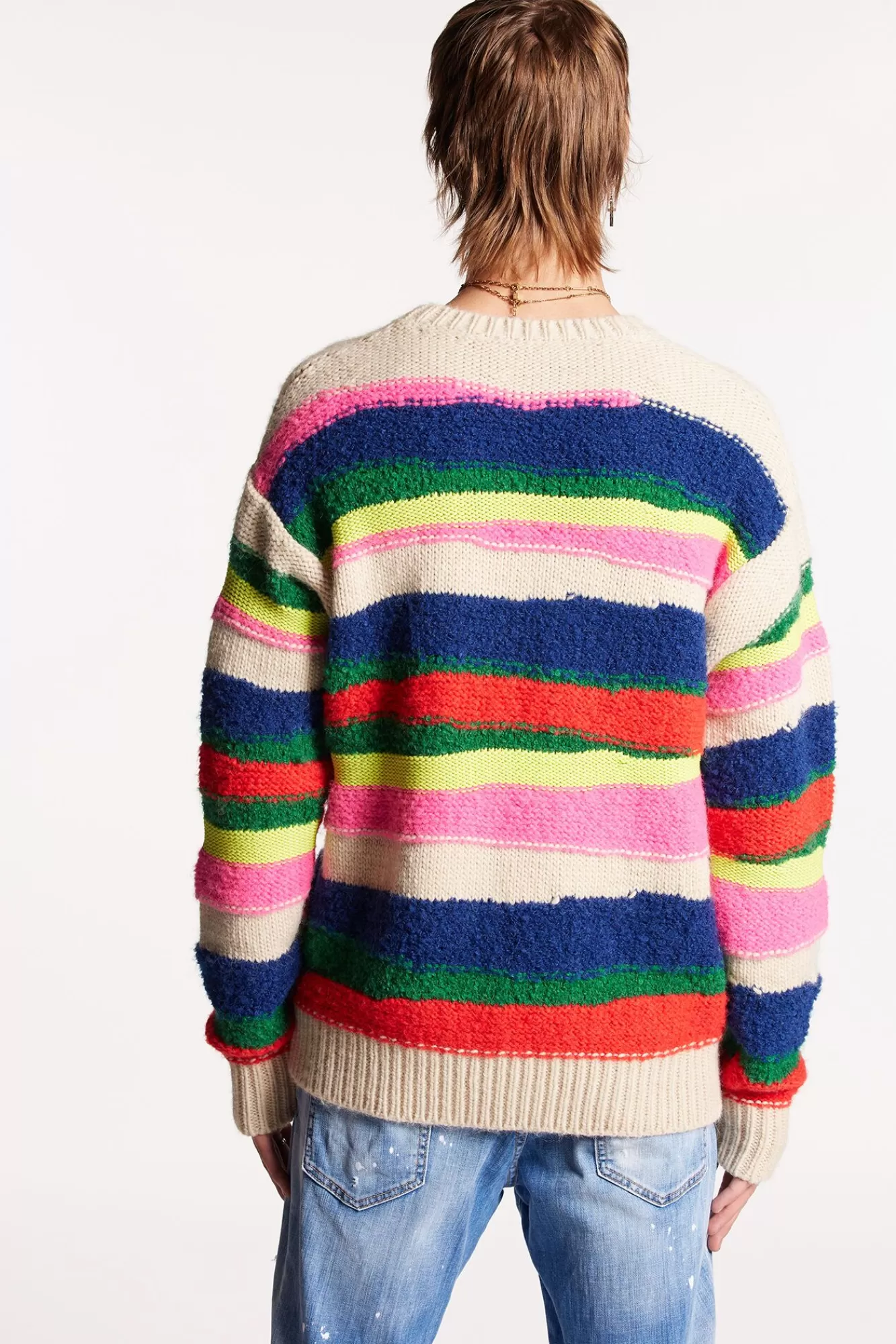 Waved Stripes Knit<Dsquared2 Fashion