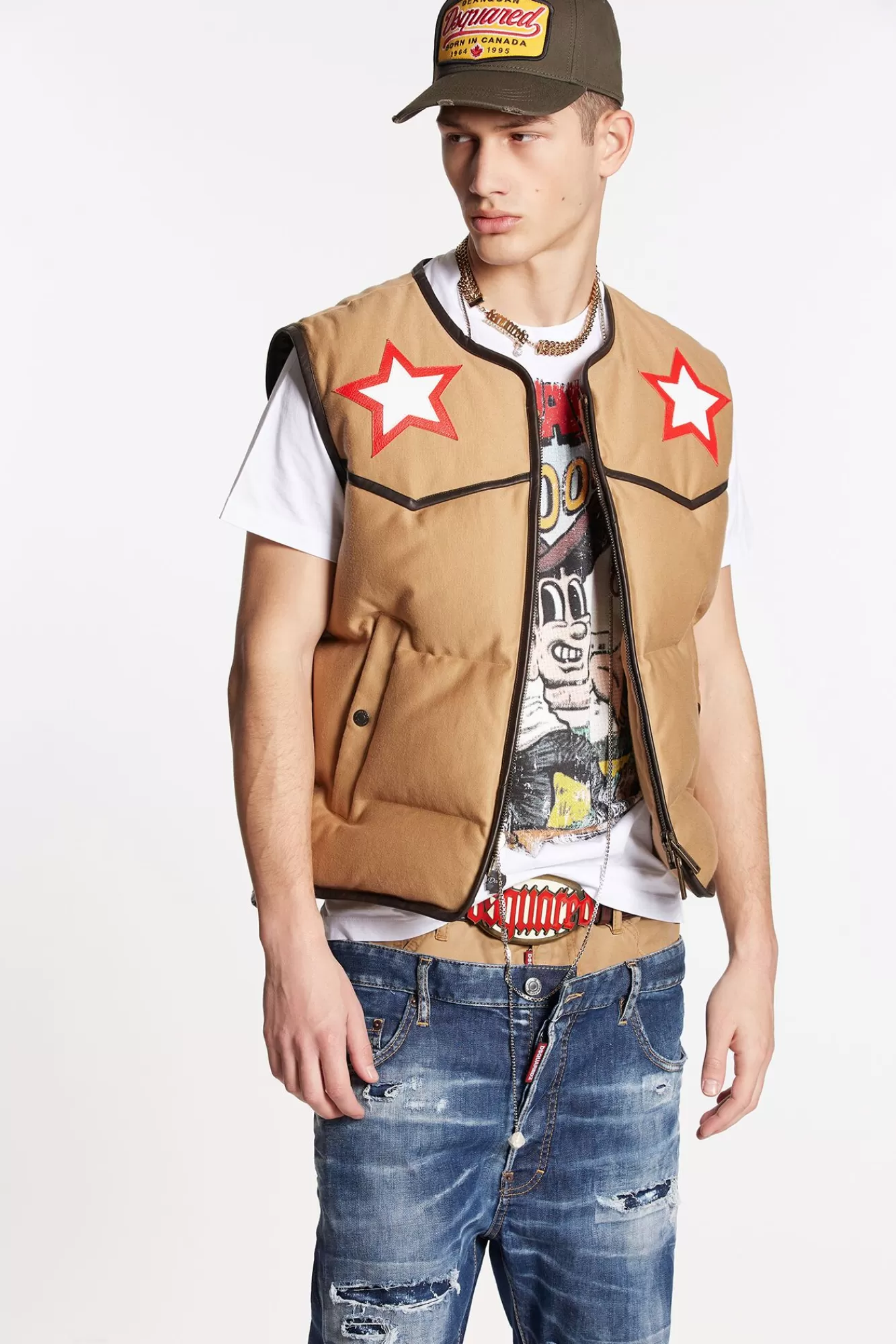 Western Puff Vest<Dsquared2 Outlet