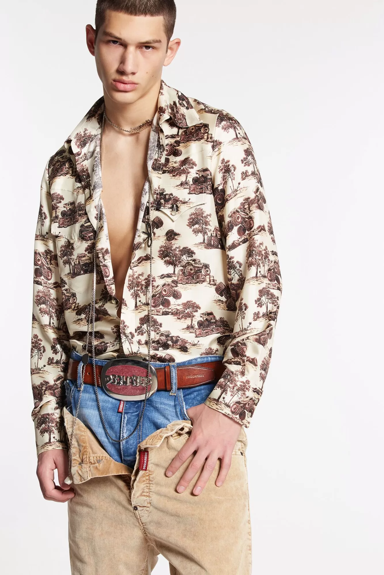 Western Shirt<Dsquared2 Flash Sale